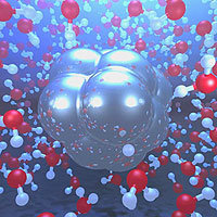 水中のアルミニウム微粒子